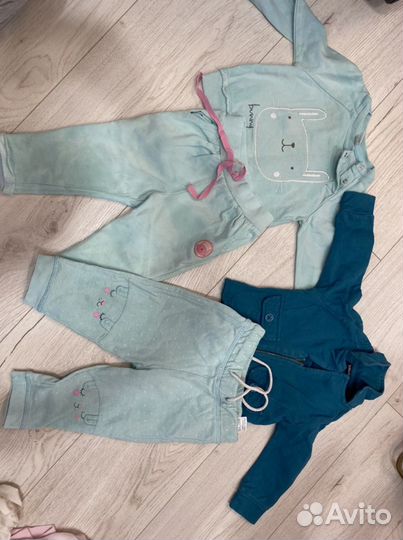 Пакет вещей 74-80 на девочку