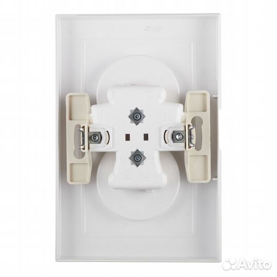 Розетка с рамкой ATN000120 двойная скрытая установ
