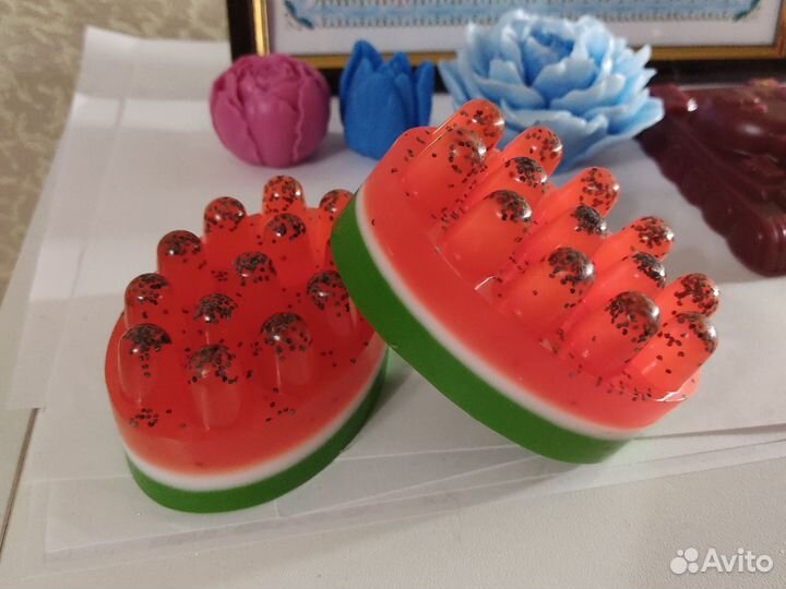 Массажное мыло ручной работы