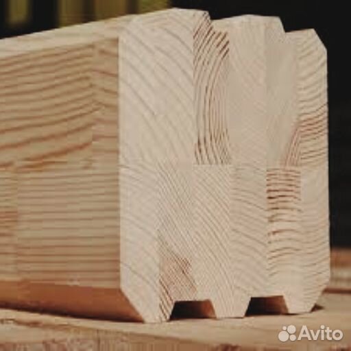 Брус профилированный клееный. производство