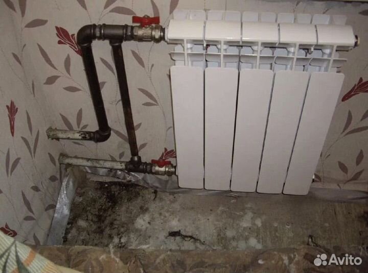 Замена батарей отопления