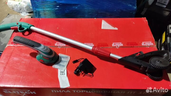 Ножницы аккумуляторные bosch Isio с телескопическо