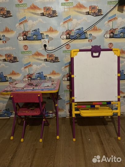 Стол детский доска для рисования