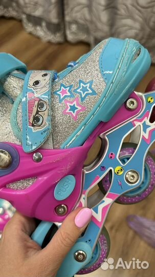 Роликовые коньки детские LOL
