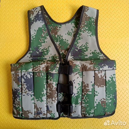 Жилет утяжелитель 20 кг груз в комплекте