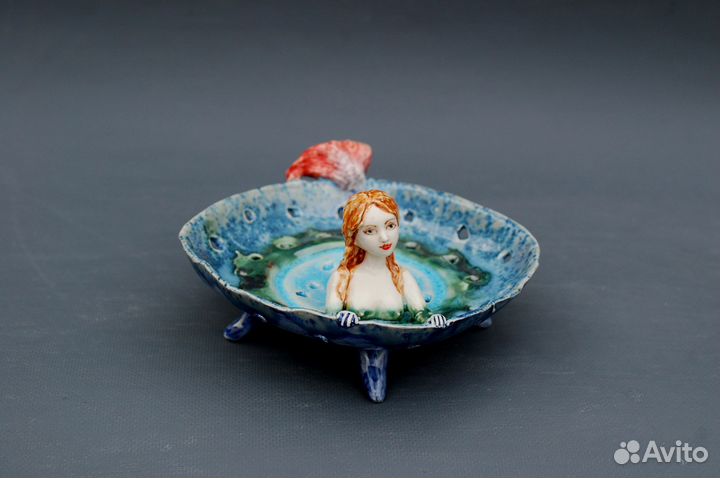 Ваза Конфетница Статуэтка Русалка