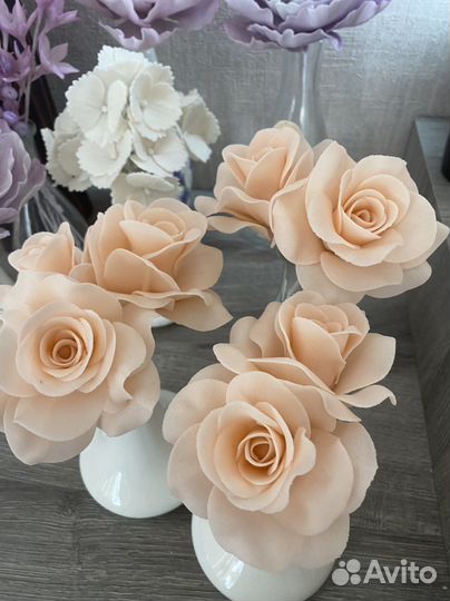 Цветы из мастики.Сахарные цветы