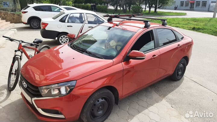 Багажник на крышу для LADA Vesta, Евродеталь
