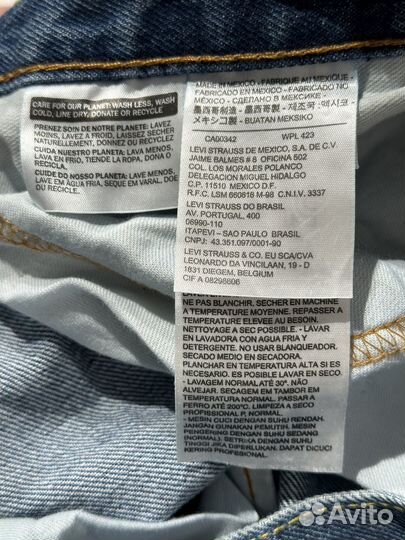 Джинсы Levi’s 550 оригинал 4