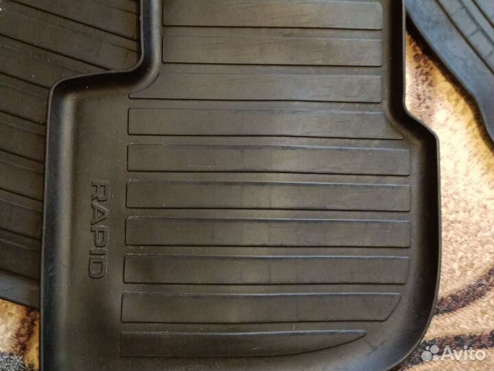 Комплект ковриков в салон шкода рапид 2018