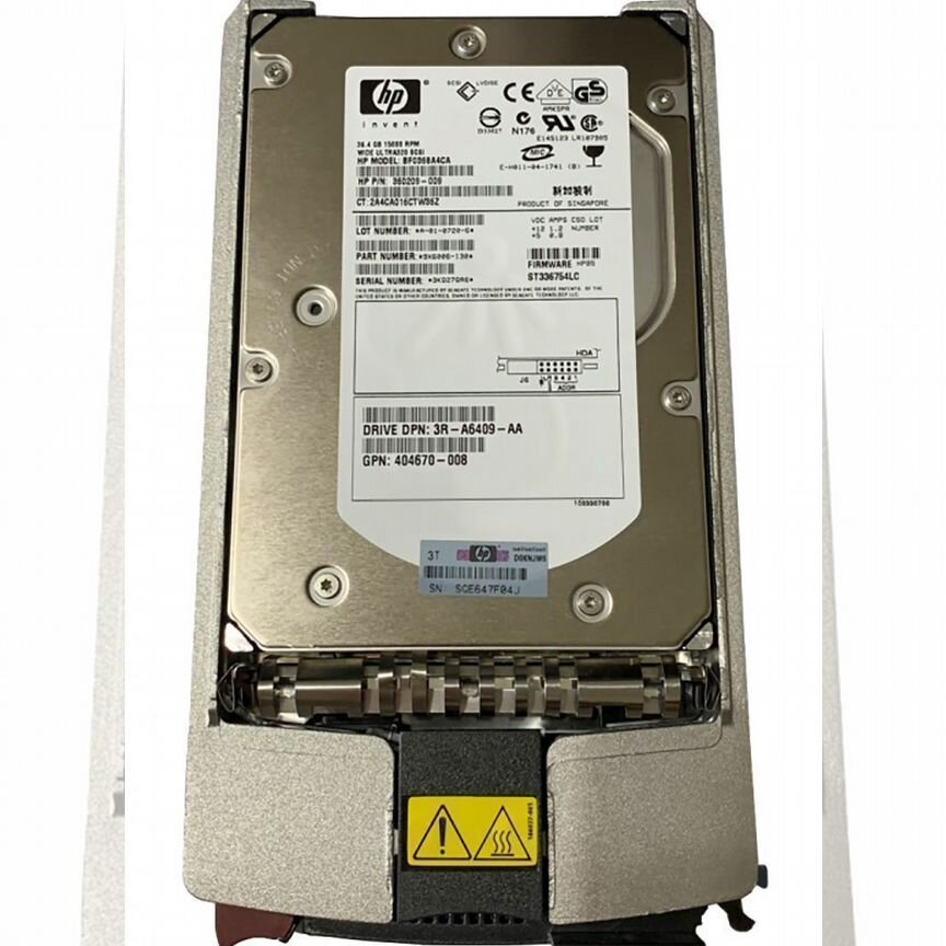 [360209-009] Жесткий Диск Hp Bf0368a4ca 36,4gb U320scsi 3.5" 360209-009
