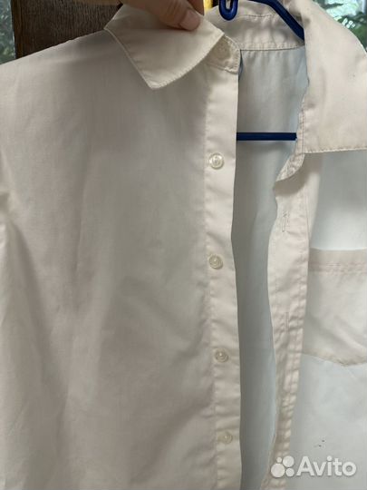 Рубашка белая детская для мальчиков