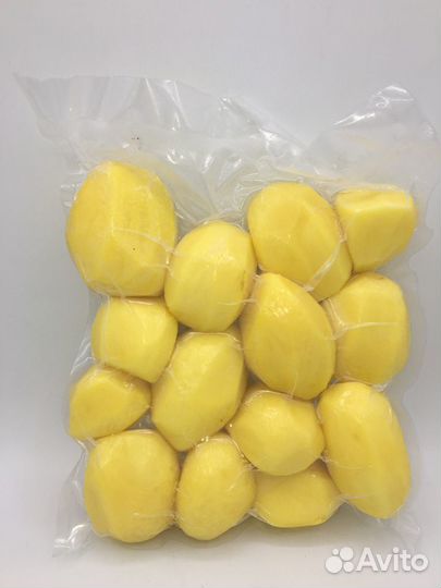 Картофель свежий очищенный (5 кг) в в/у