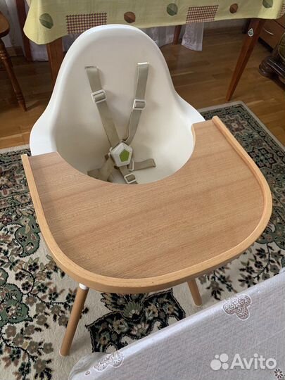 Стул детский для кормления из дерева evolu 2+1