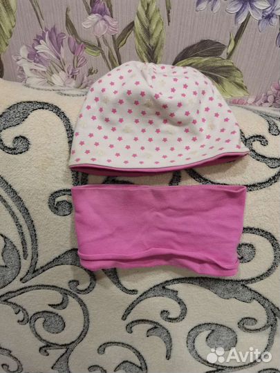 Комплект шапка, снуд