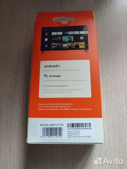 Smart-TV приставка Xiaomi Mi TV Stick 4K EU