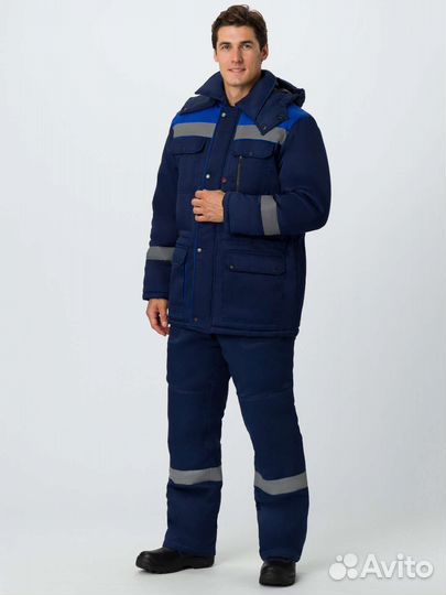 Костюм рабочий утеплённый спецодежда Титан