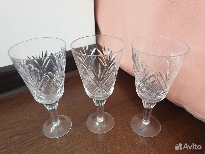 Советские фужеры, бокалы, рюмки, стопки, стаканы