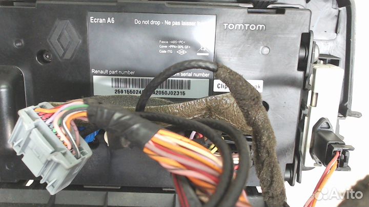 Дисплей мультимедиа Renault Clio, 2010