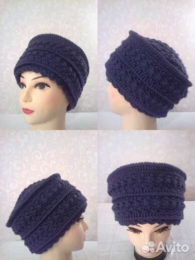 Шапка Кубанка крючком 