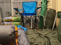 Палатка туристическая 2 местная, мешки, кресла