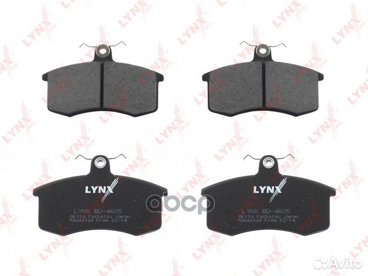 Колодки тормозные дисковые BD-4605 lynxauto