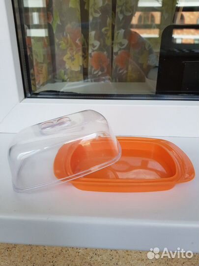 Набор для мытья посуды, масленка, салфетница