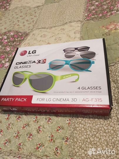 LG 3D очки для телевизора (4шт)