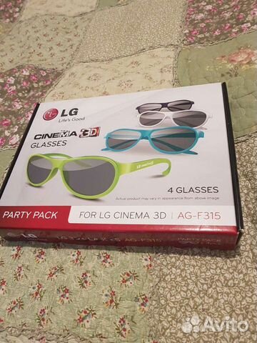 LG 3D очки для телевизора (4шт)