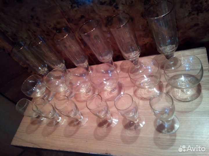 Набор: бокалы, рюмки и фужерчики