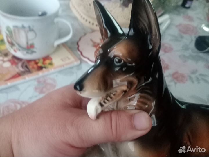 Собака статуэтка овчарка