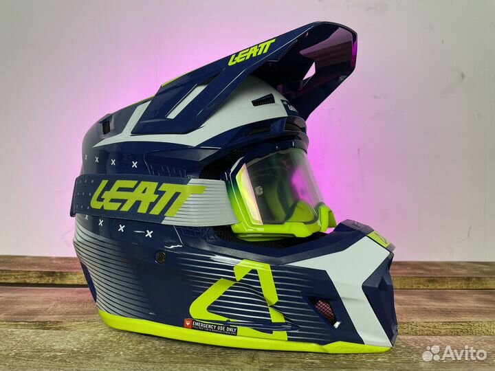 Мотошлем Leatt Moto 7.5 Blue