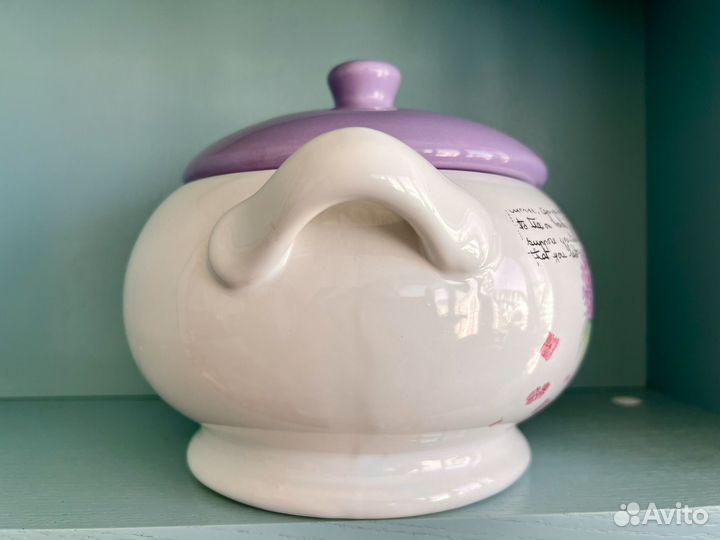 Горшок для запекания керамика новый