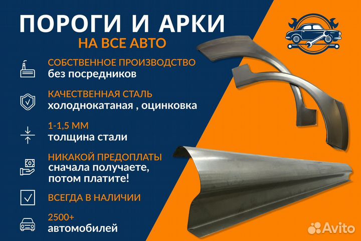 Ремонтные пороги. Ремонтные арки для Honda