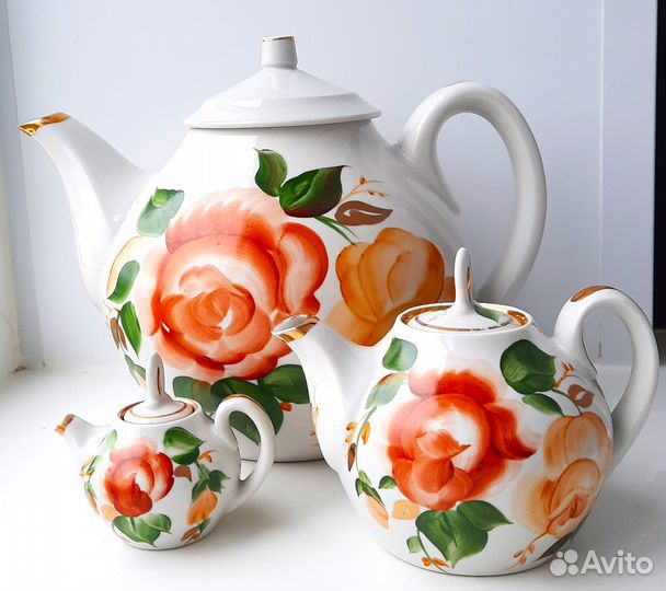 Чайник фарфоровый-набор
