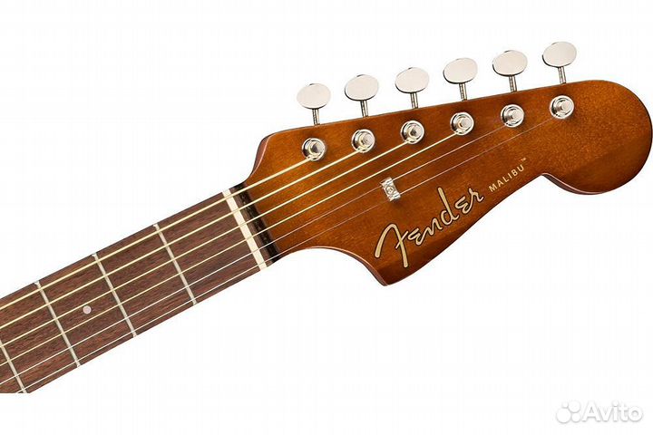 Электроакустическая гитара fender malibu player na