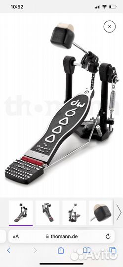 Педаль для бас барабана DW 6000