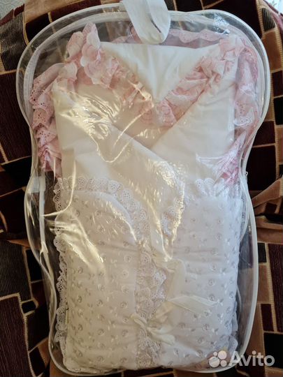 Конверт на выписку для девочки лето