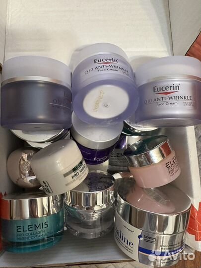 Пустые баночки из под кремов