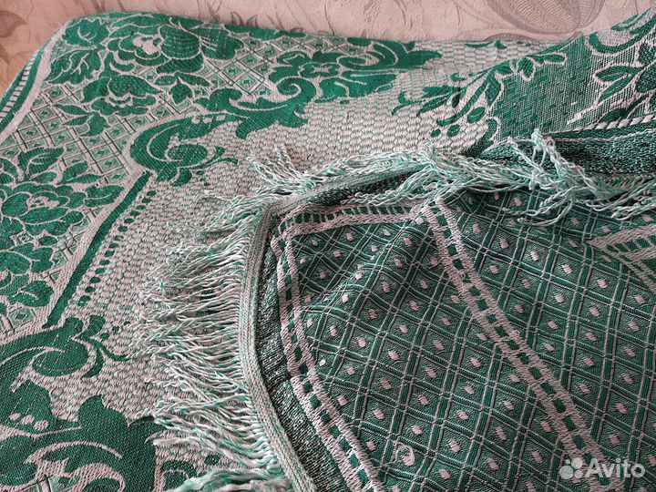 Скатерть жаккардовая СССР винтаж