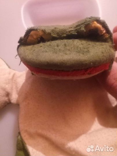 Лягушка игрушка СССР на руку