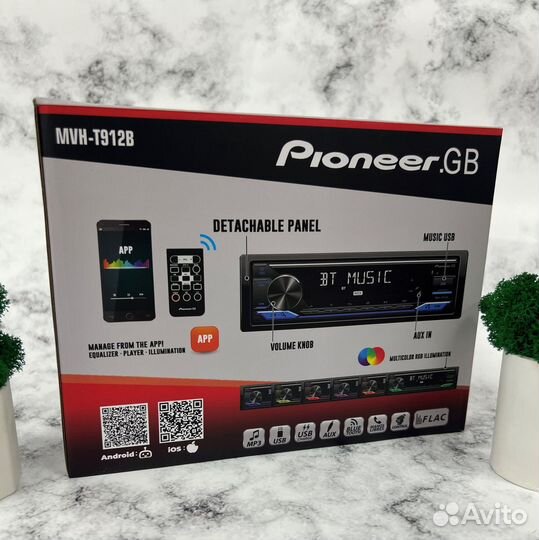 Магнитола Pioneer MVH-T912B / опт, гарантия