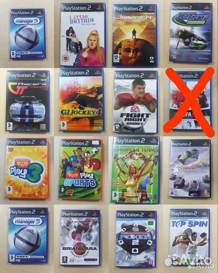 Лицензионные диски Sony Playstation 2 PS2