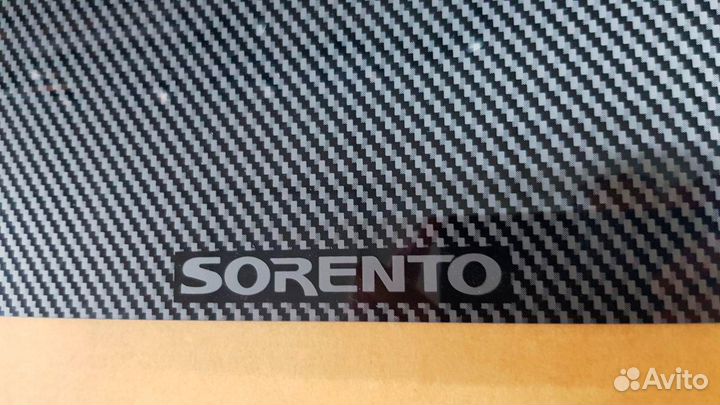 Накладка под номерной знак KIA Sorento киа Соренто