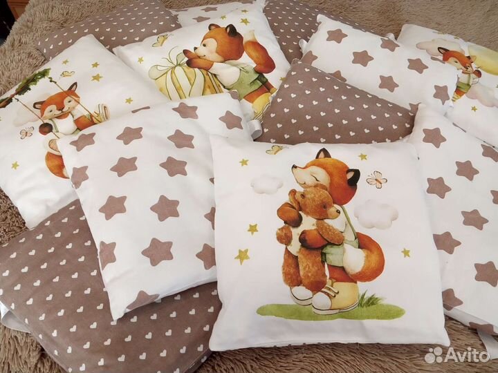 Бортики в детскую кроватку