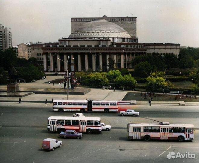 Советские фото Новосибирска