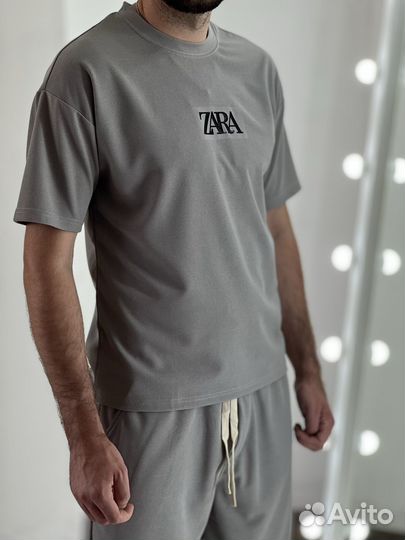 Костюм шорты+футболка Zara S-2XL(46-54)