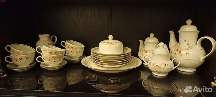 Чайный сервиз ГДР Кольдиц 30 предметов