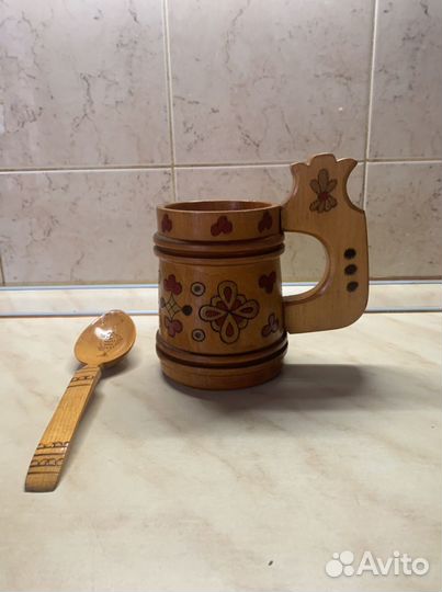 Деревянная кружка СССР