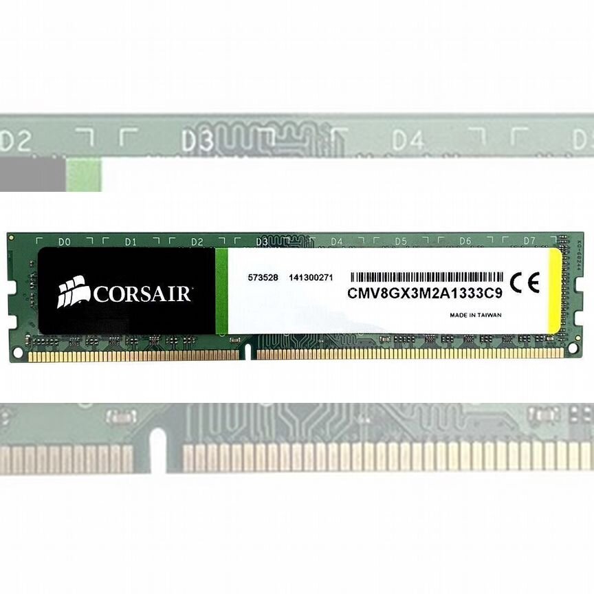 [CMV8GX3M2A1333C9] Оперативная Память Corsair 4gb Cmv8gx3m2a1333c9